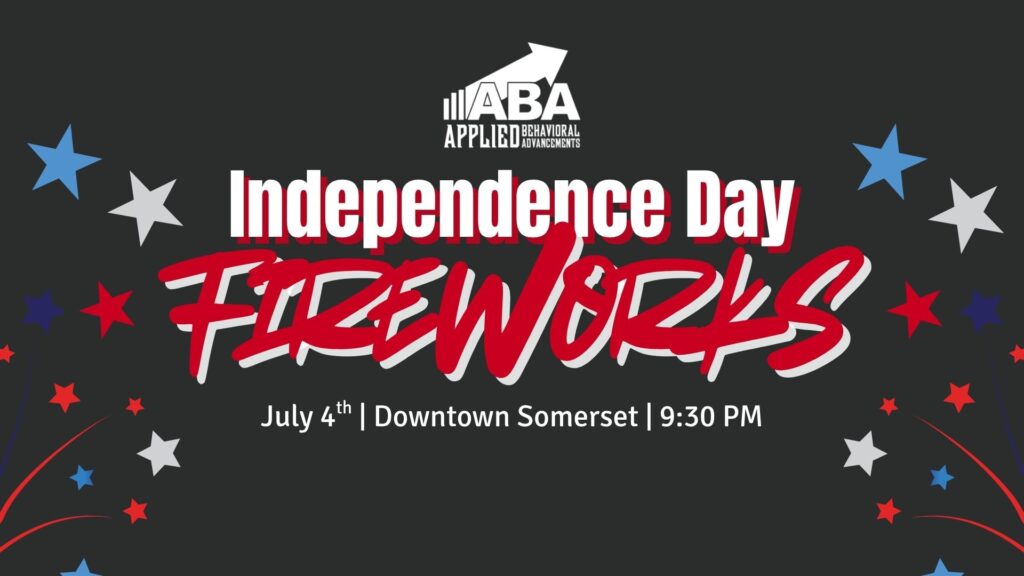 Independence Day Fireworks at ABA-LLC, July 4th, Downtown Somerset, 9:30 P.M.