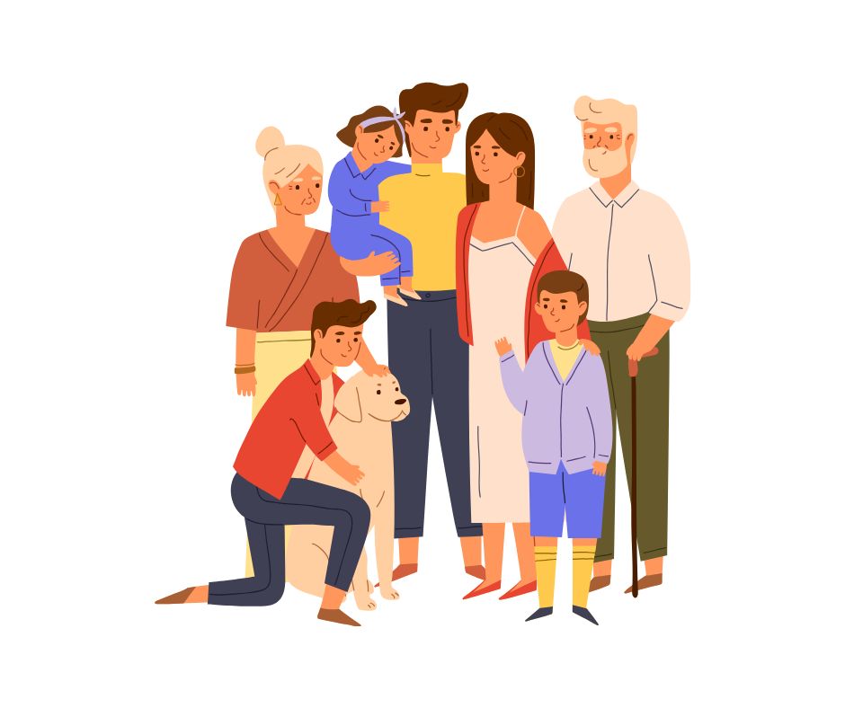 A multi generational family